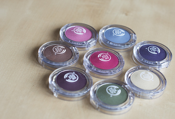 The Body Shop NEW Colour Crush Eyeshadows (swatches galore!)