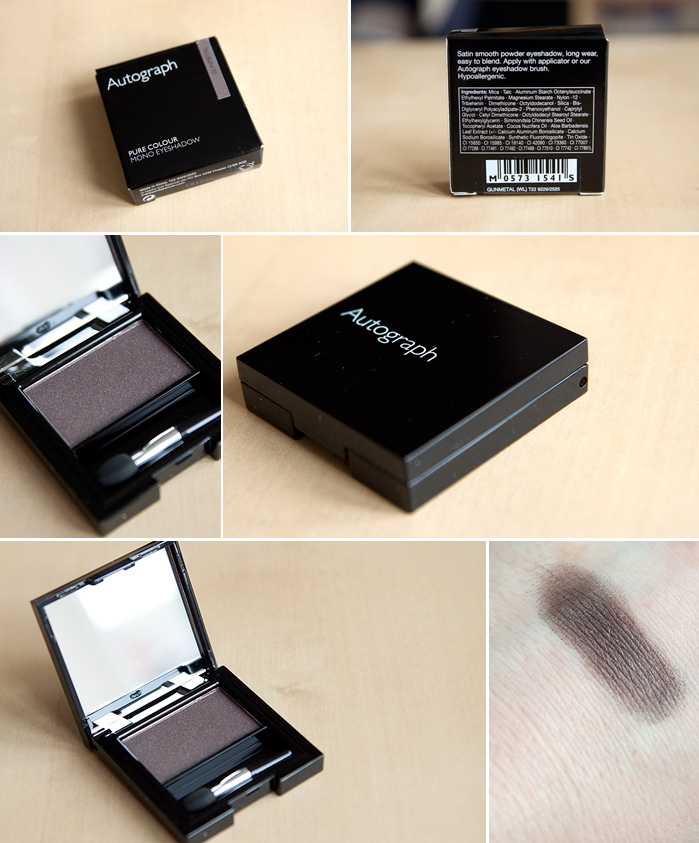 Inexpensive Beauty Find: M&S Autograph Gunmetal Eyeshadow