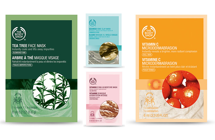 Pick up a pick-me-up with The Body Shop face masks!