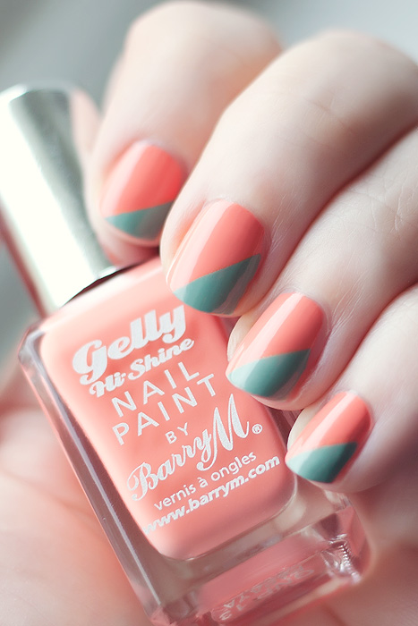 A graphic NOTD from BarryM Gelly Papaya!