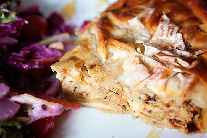 Caramelised Onion & Blue Cheese Filo Quiche_9