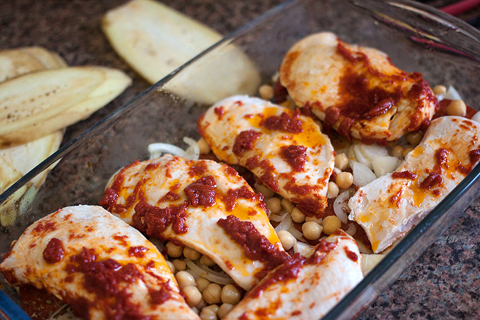 Food Friday: Chicken & Aubergine Bake