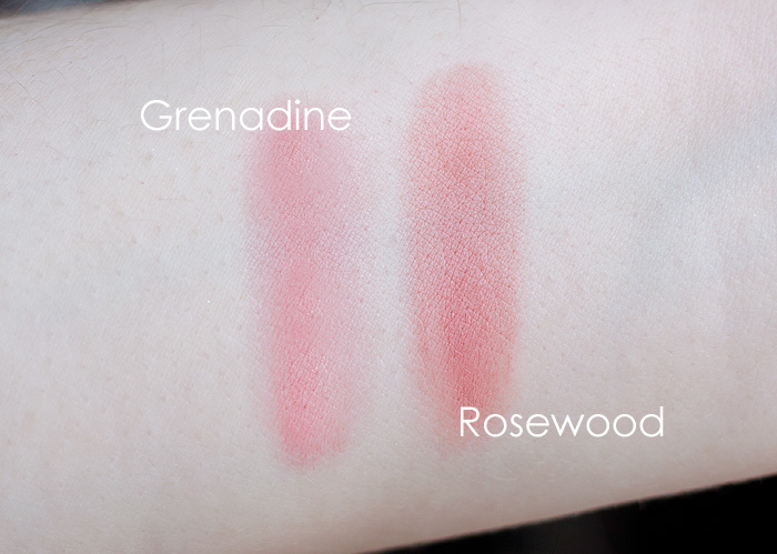 Clarins Cream Blush Grenadine Rosewood Swatches