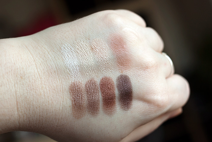 Clinique All About Shadow Neutral Territory 2 Palette Swatches